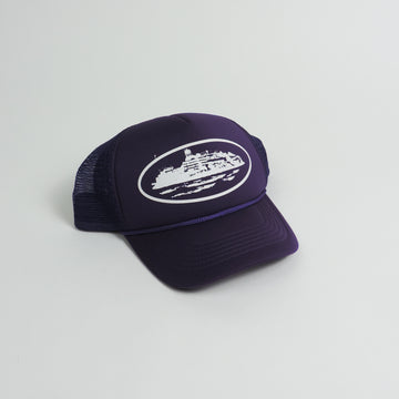 Boné Corteiz Alcatraz Trucker Roxo