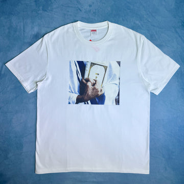 Camiseta Supreme Bible Branca