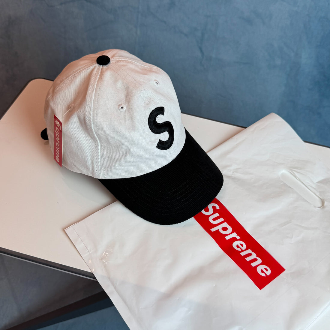 Boné Supreme 2-Tone S Logo 6-Panel