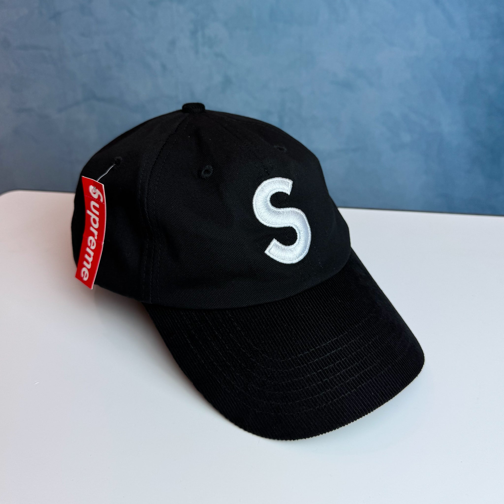 Boné Supreme 2-Tone S Logo 6-Panel Preto