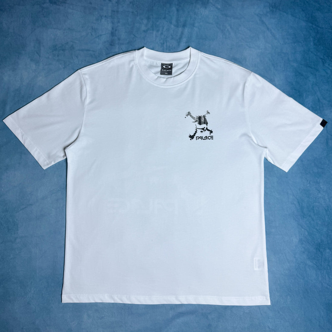 Camiseta Palace x Oakley Skull White